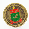 Brazil Police Aviation Battalion Challenge Coin 1.75” Santa Catarina Pre-owned