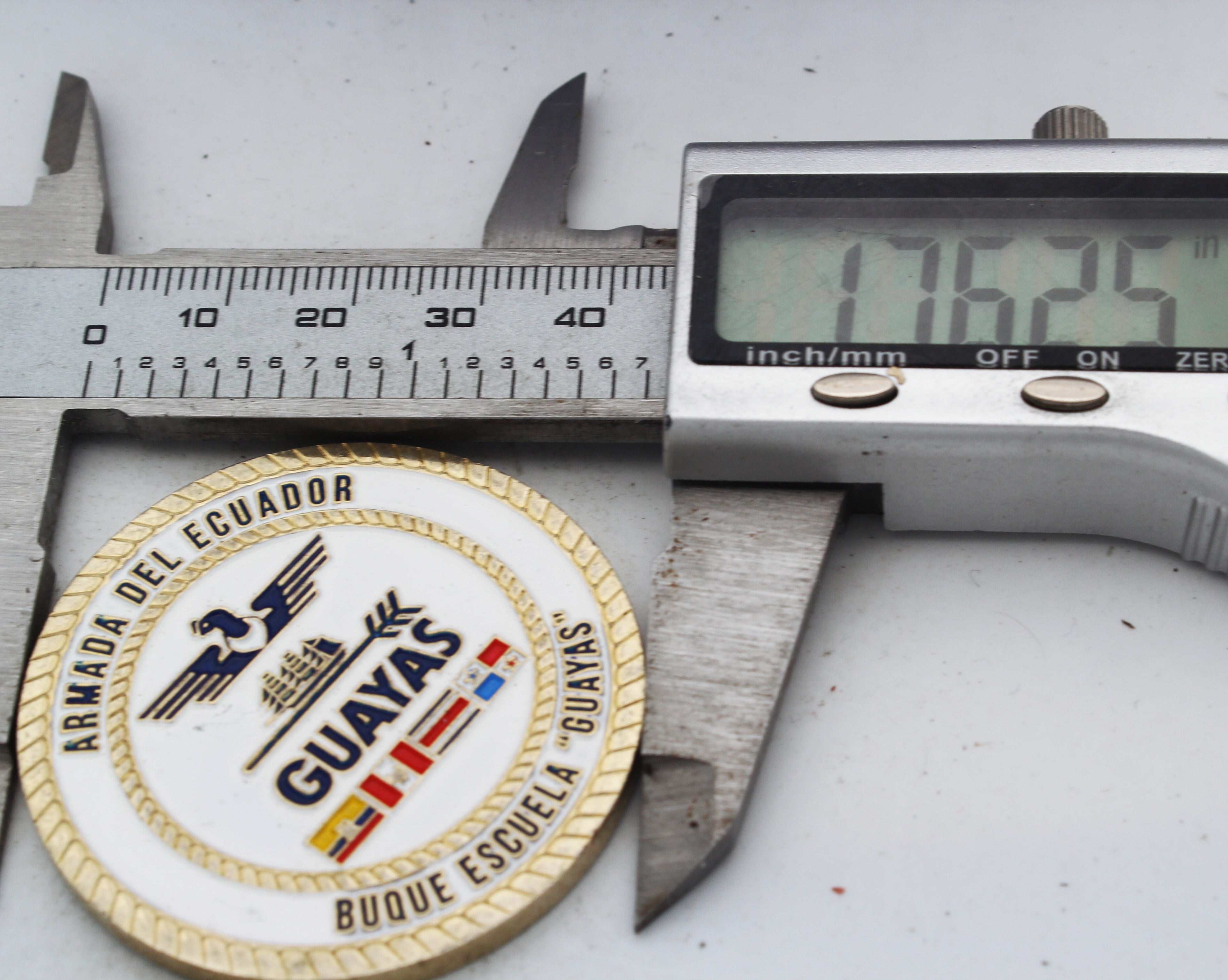Armada del Ecuador Buque Escuela Guayas Pacifico 2021 Challenge Coin