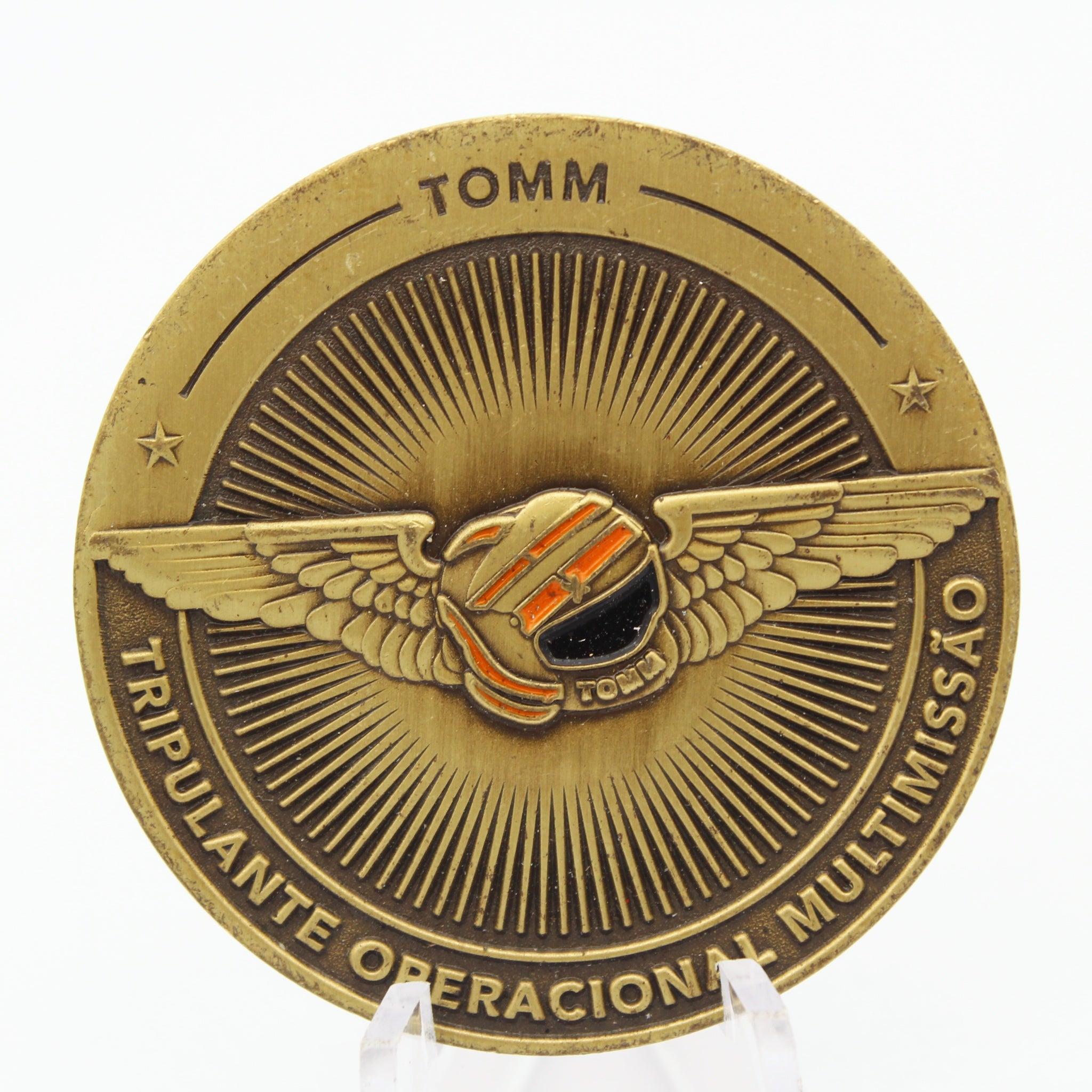 Brazil Police Aviation Battalion Challenge Coin 1.75” Santa Catarina Pre-owned