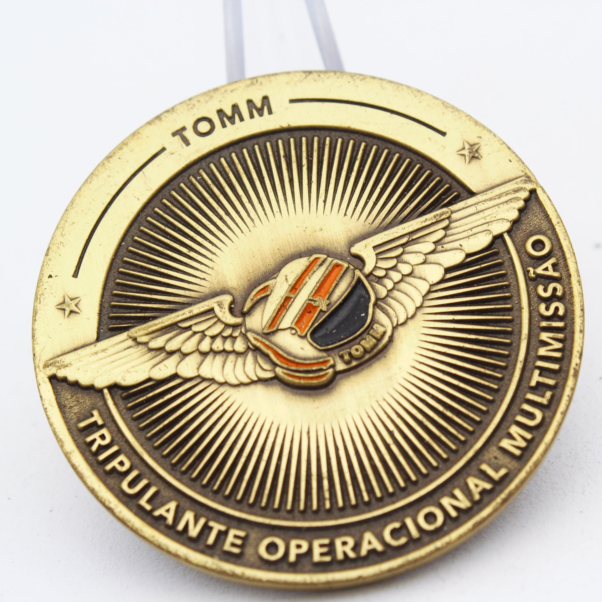 Brazil Police Aviation Battalion Challenge Coin 1.75” Santa Catarina Pre-owned