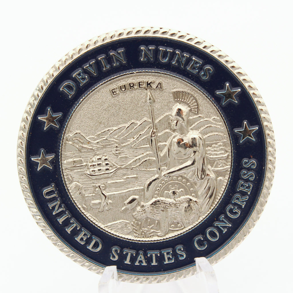 U.S. Congress Intelligence Challenge Coin 1.75” Devin Nunes Political Collectible