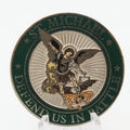 Middlebury Police St. Michael Defend Us in Battle Challenge Coin