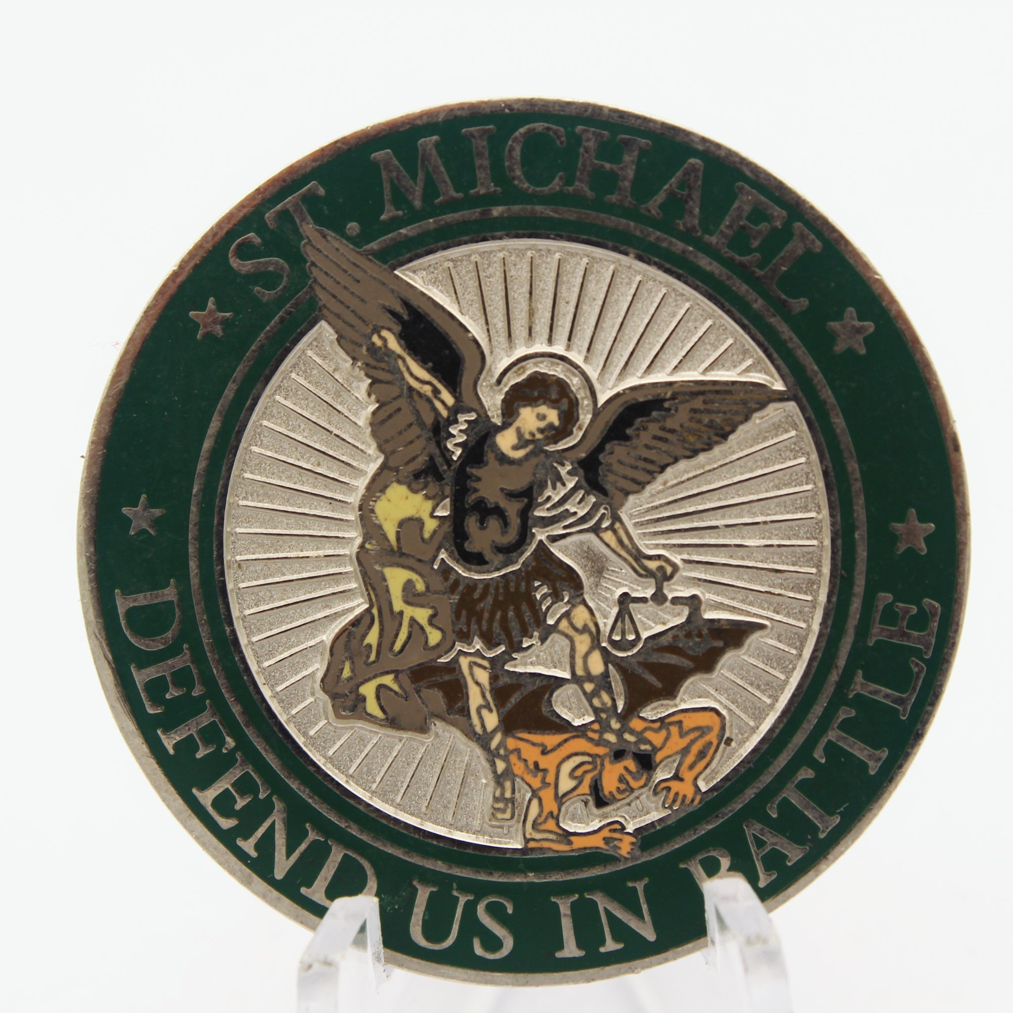 Middlebury Police St. Michael Defend Us in Battle Challenge Coin