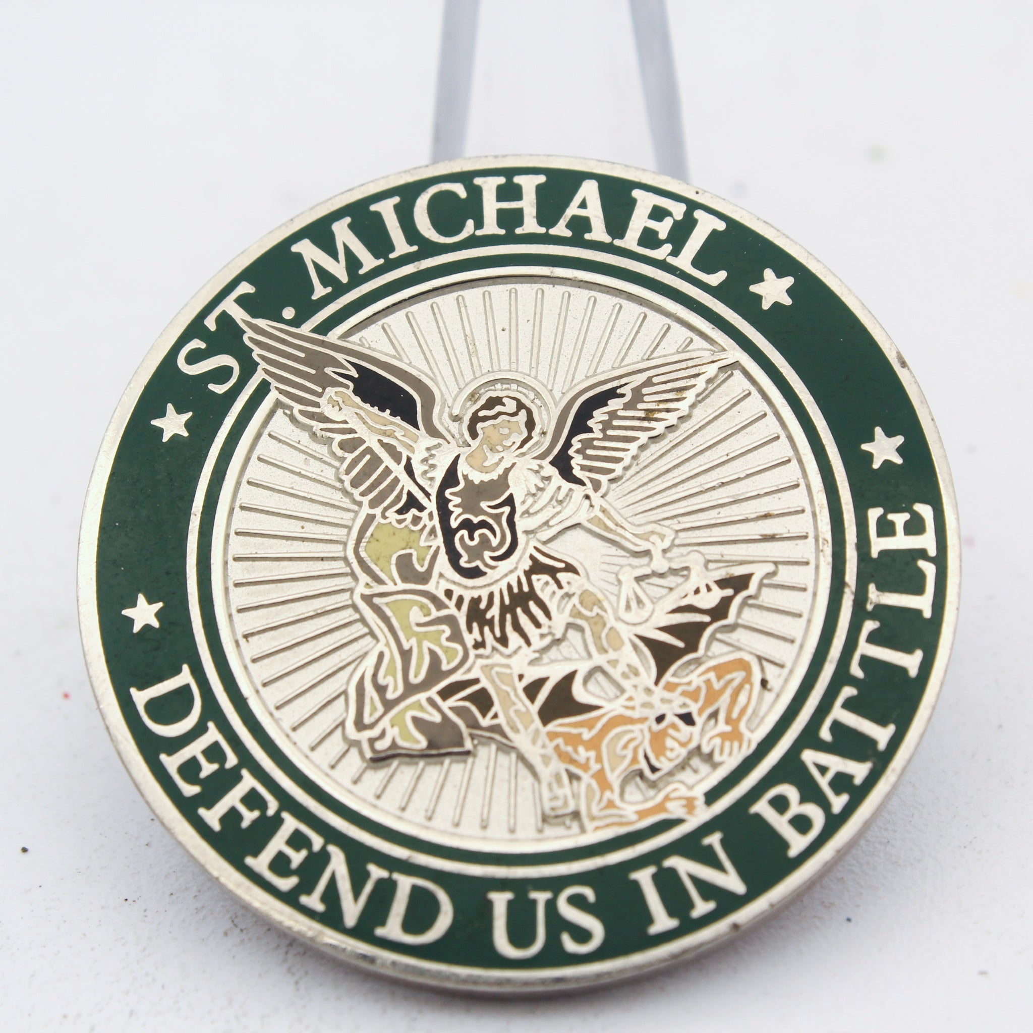 Middlebury Police St. Michael Defend Us in Battle Challenge Coin