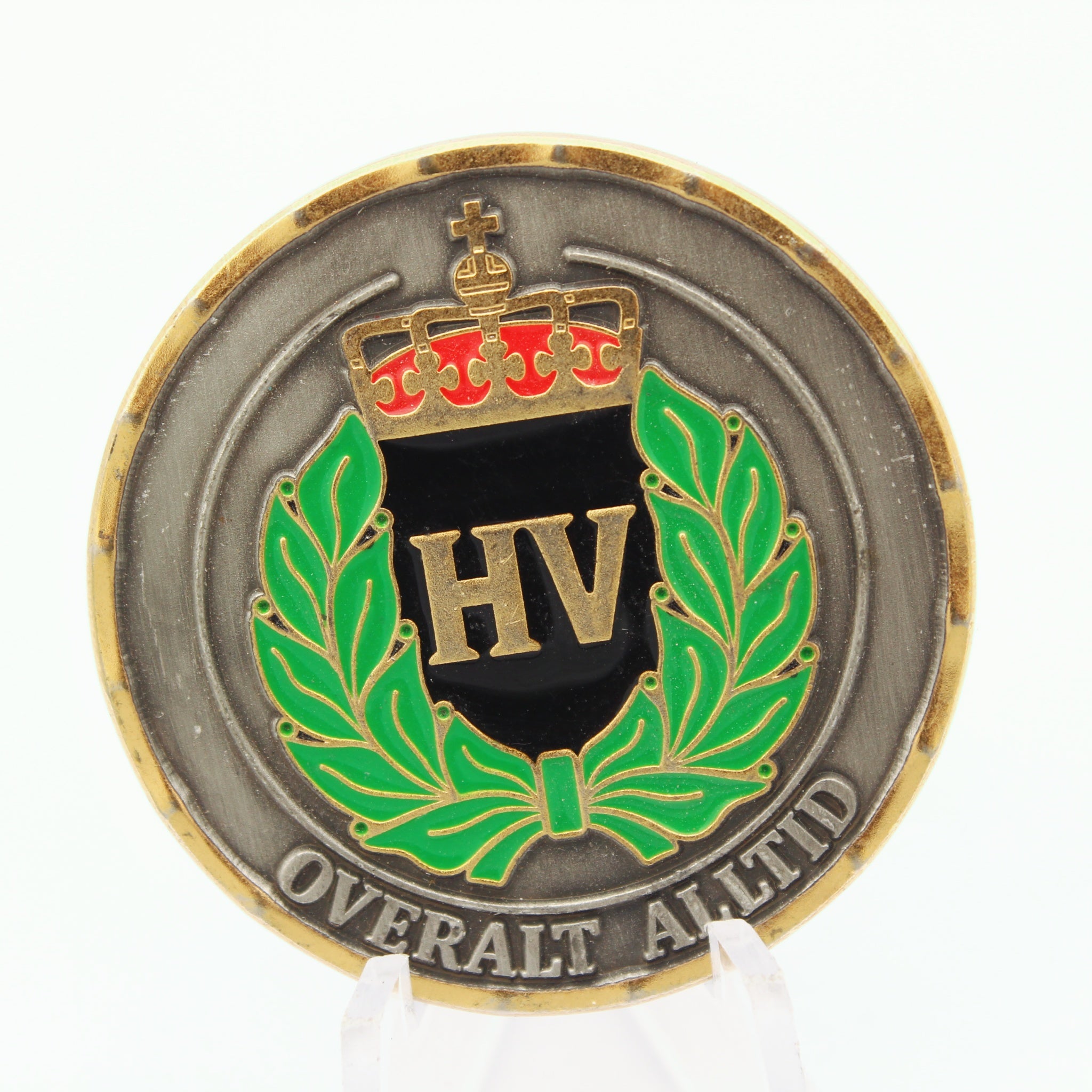 Norwegian Home Guard (Heimevernet) District 12 Commander’s Honor Challenge Coin pre-owned