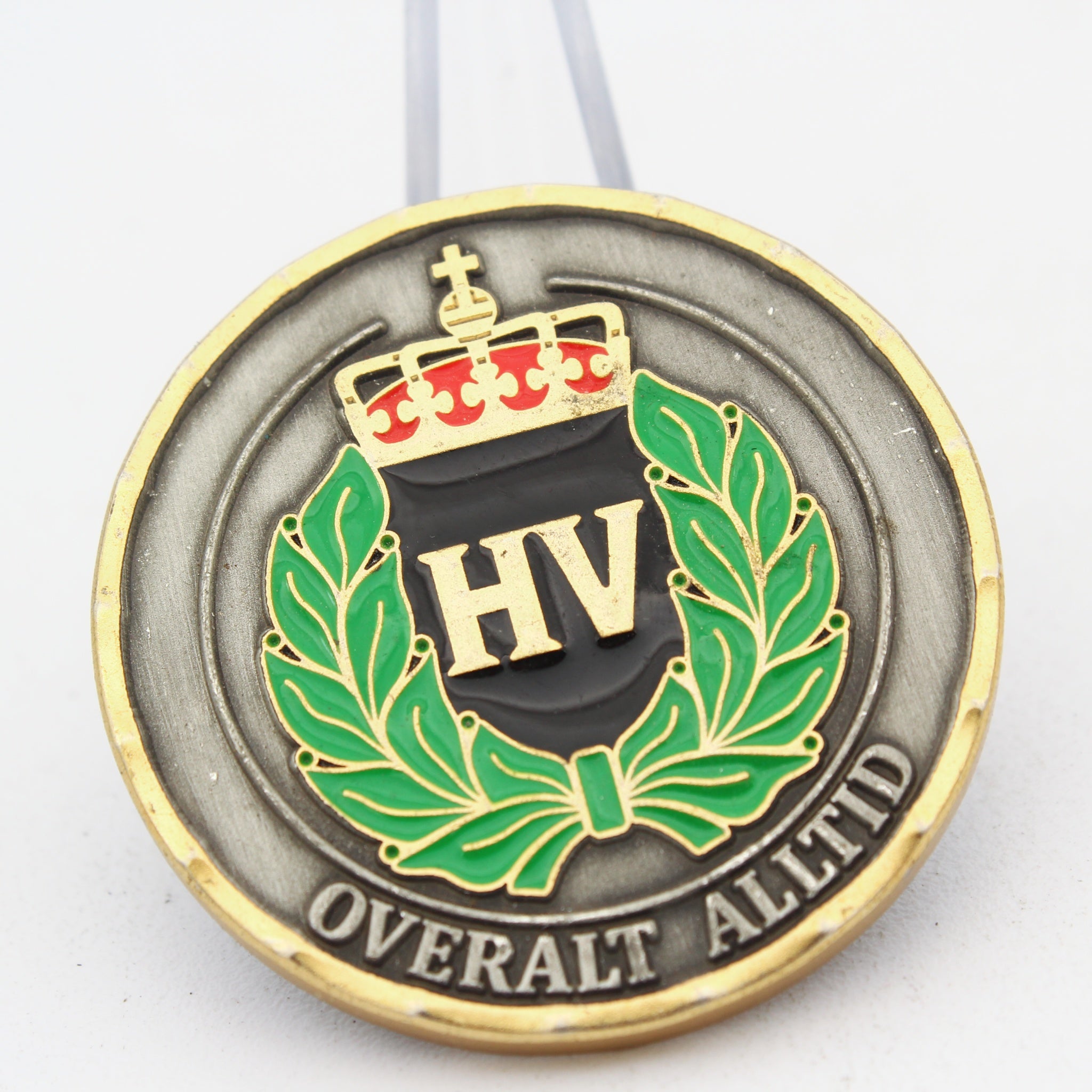 Norwegian Home Guard (Heimevernet) District 12 Commander’s Honor Challenge Coin pre-owned