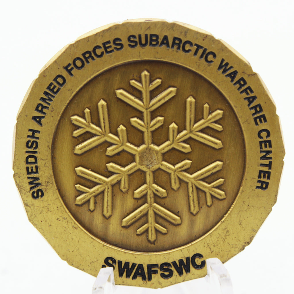 Swedish Armed Forces Norrbotten Regiment SWAFSWC Challenge Coin