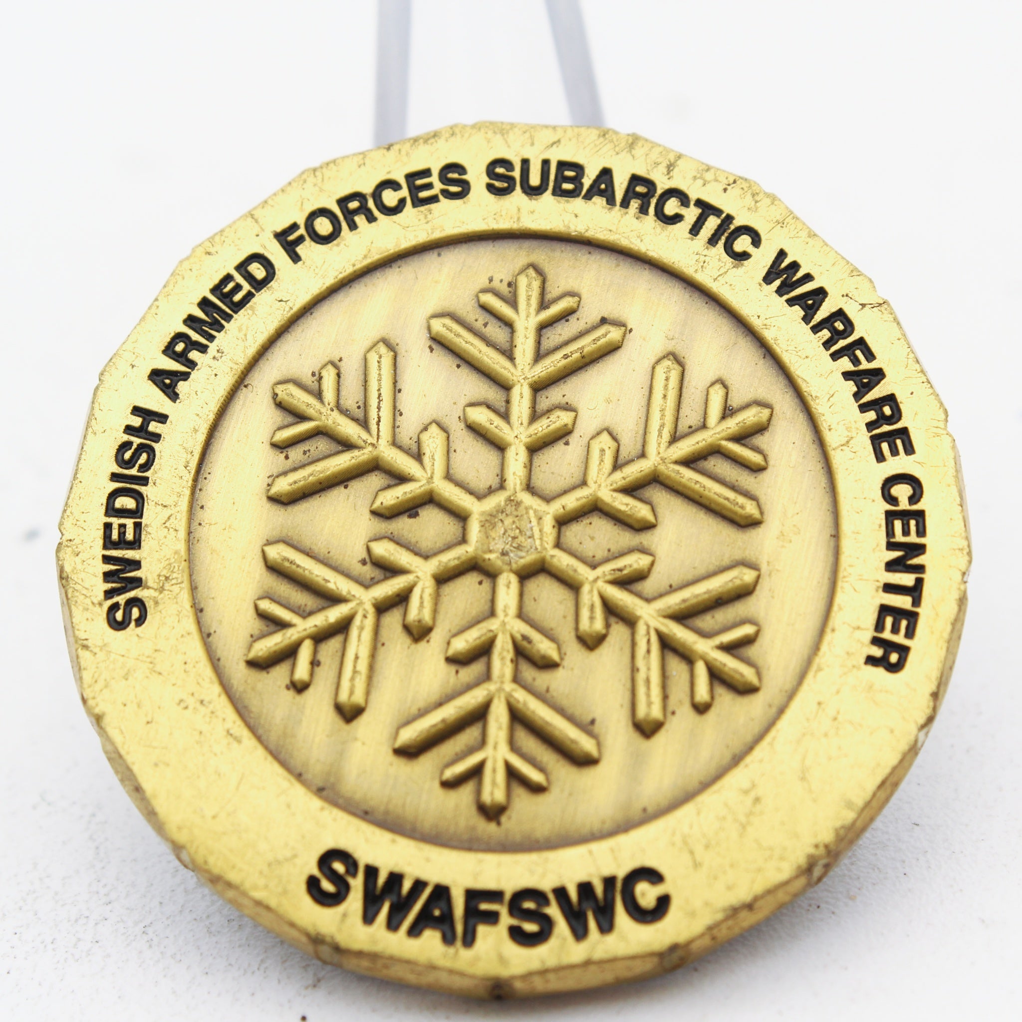 Swedish Armed Forces Norrbotten Regiment SWAFSWC Challenge Coin
