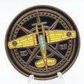 7 RCACS Commanding Officer Air Cadet Airplane Challenge Coin 1.75” Copper Pre-Owned