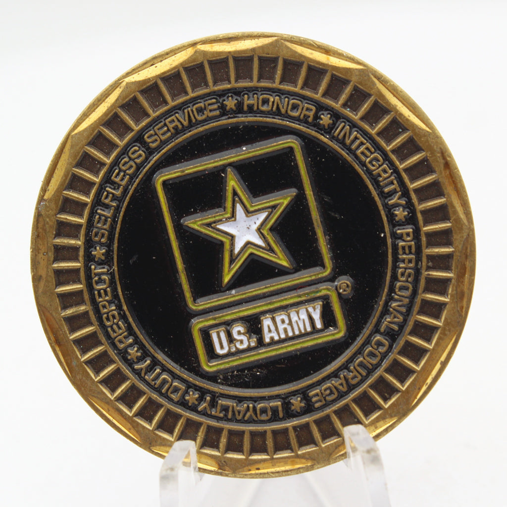 US Army Ranger Challenge Coin Rangers Lead The Way 1.6 Inch Copper Pre-Owned