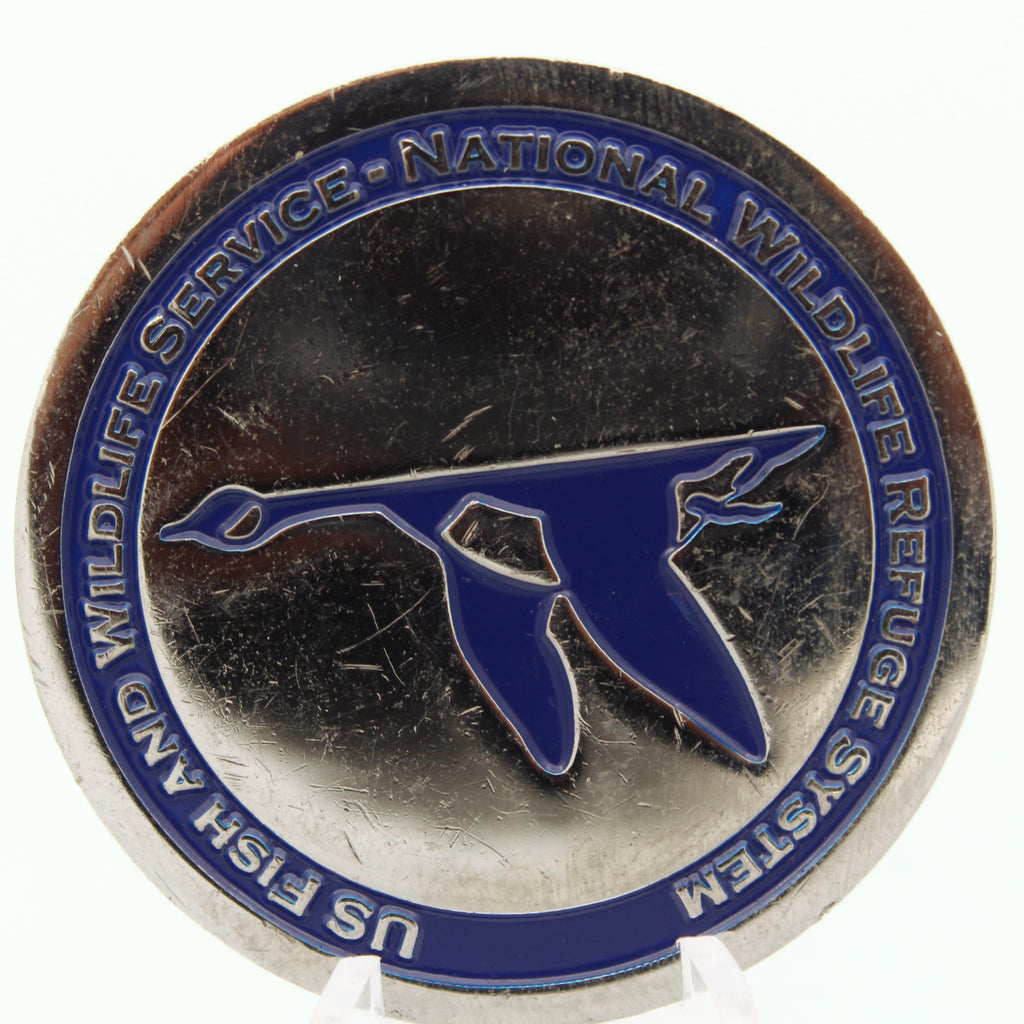 US Fish & Wildlife Service National Wildlife Refuge System Challenge Coin 2017 Wyoming Toad Conservation Area 1.75” Copper (Pre-Owned)