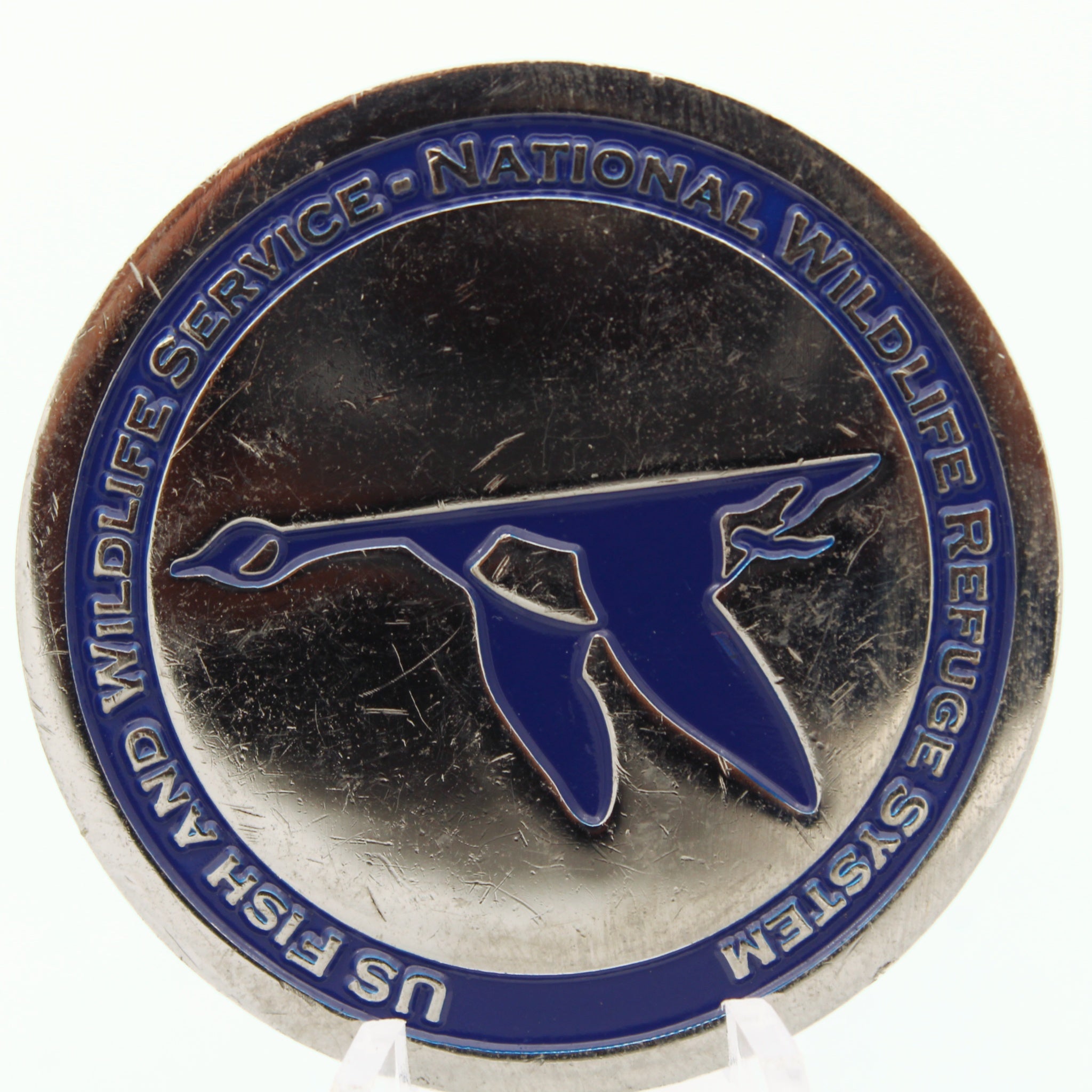 US Fish & Wildlife Service National Wildlife Refuge System Challenge Coin 2017 Wyoming Toad Conservation Area 1.75” Copper (Pre-Owned)