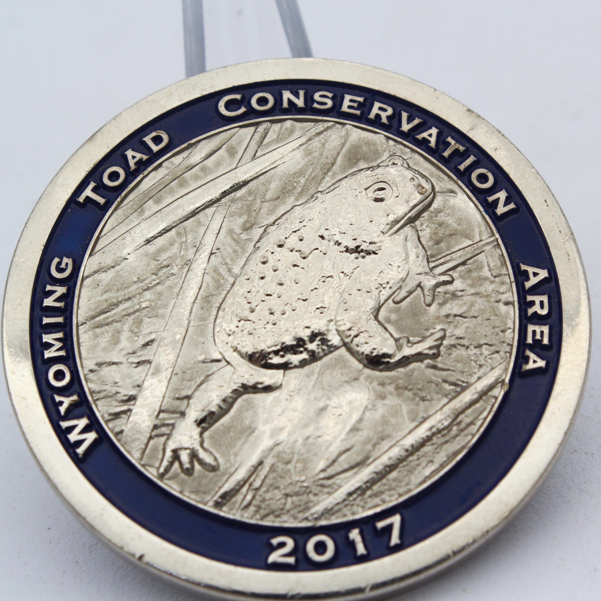 US Fish & Wildlife Service National Wildlife Refuge System Challenge Coin 2017 Wyoming Toad Conservation Area 1.75” Copper (Pre-Owned)