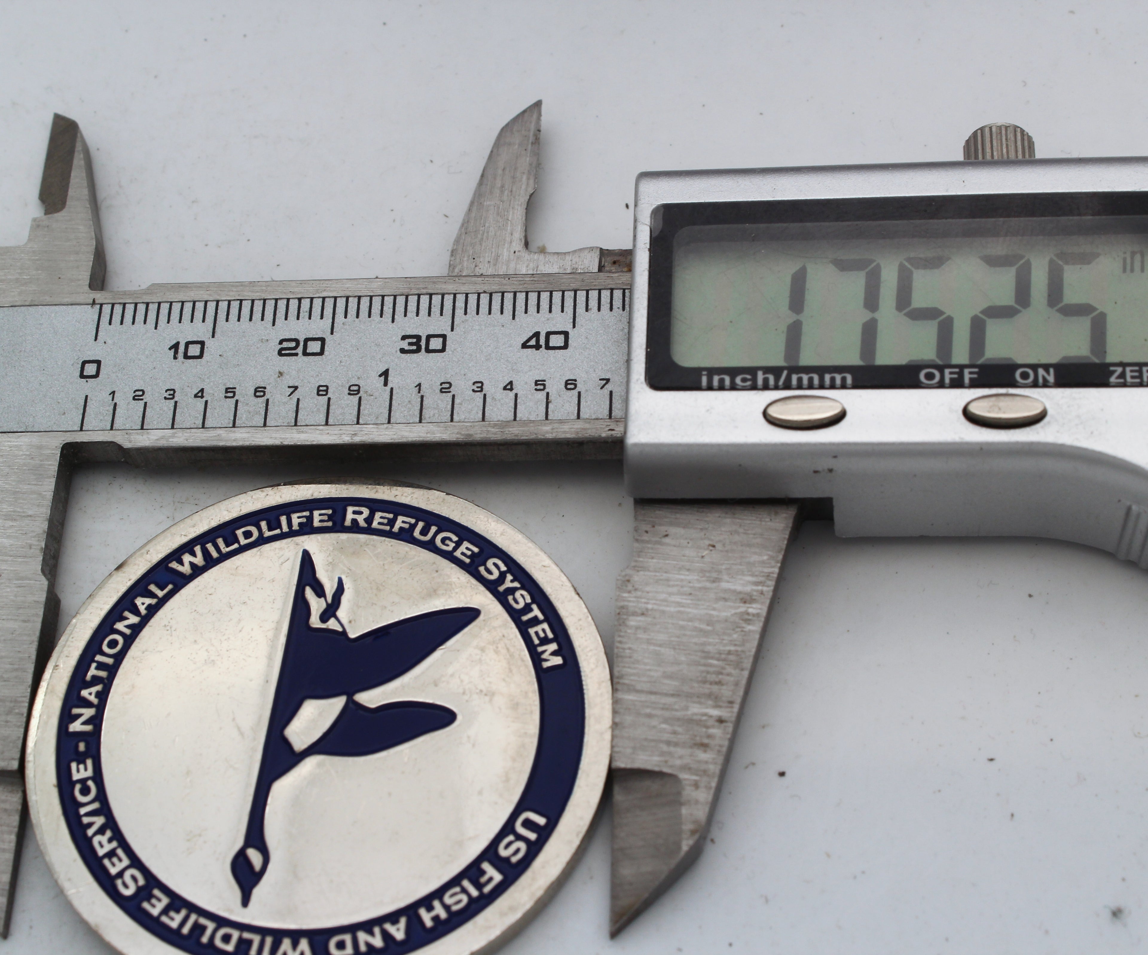 US Fish & Wildlife Service National Wildlife Refuge System Challenge Coin 2017 Wyoming Toad Conservation Area 1.75” Copper (Pre-Owned)