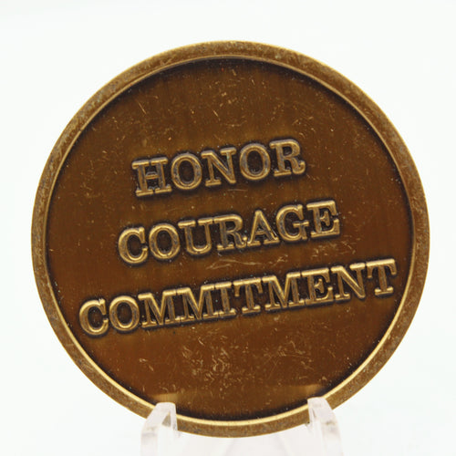 Bethel Navy JROTC Challenge Coin Honor Courage Commitment Pre-Owned
