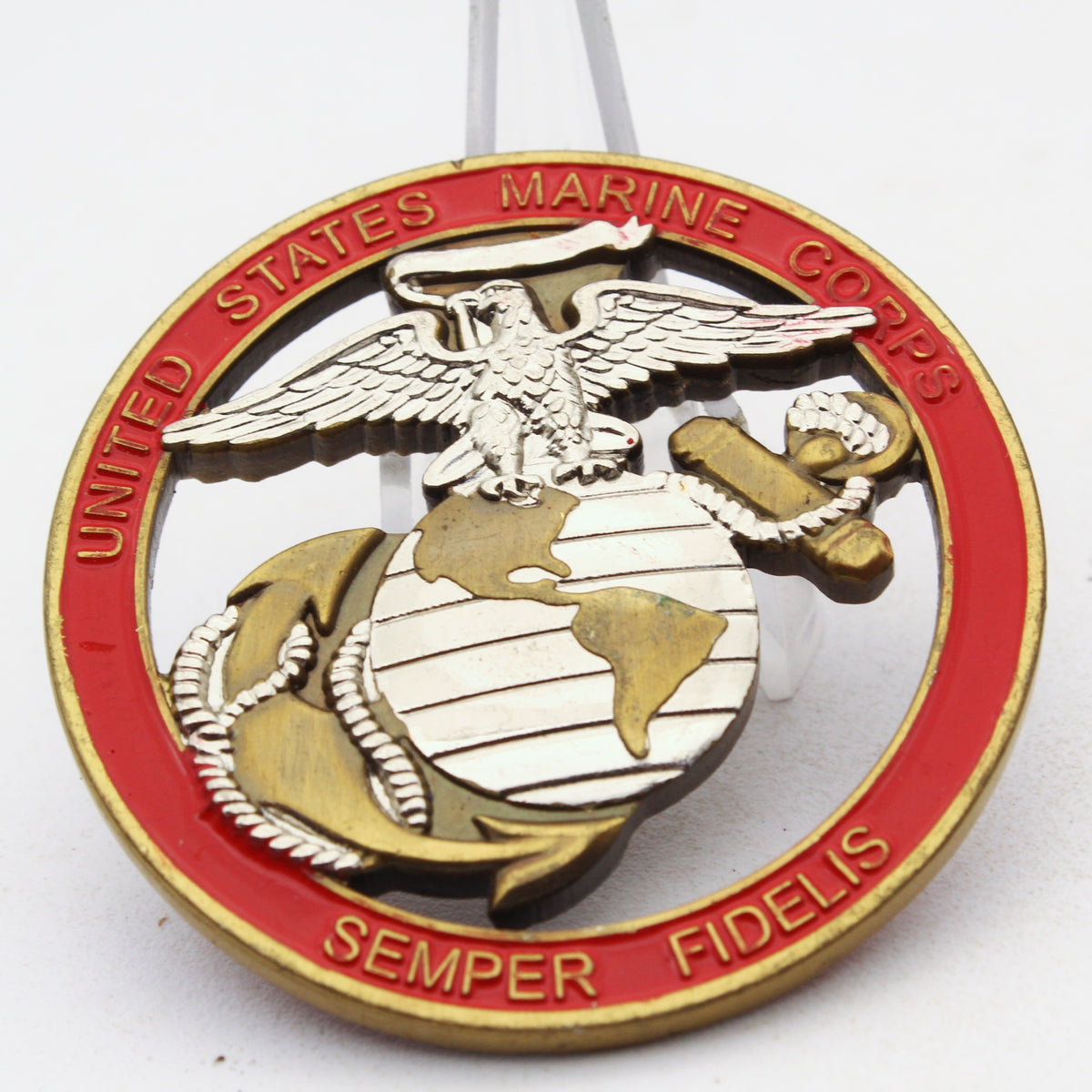 United States Marine Corps MATSG-21 Commanding Officer Challenge Coin 2.0 Inch Copper Pre-Owned