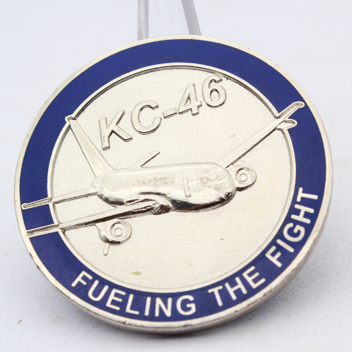 U.S. Air Force KC-46 Fueling The Fight Challenge Coin 1.75 Inch Copper Pre-Owned