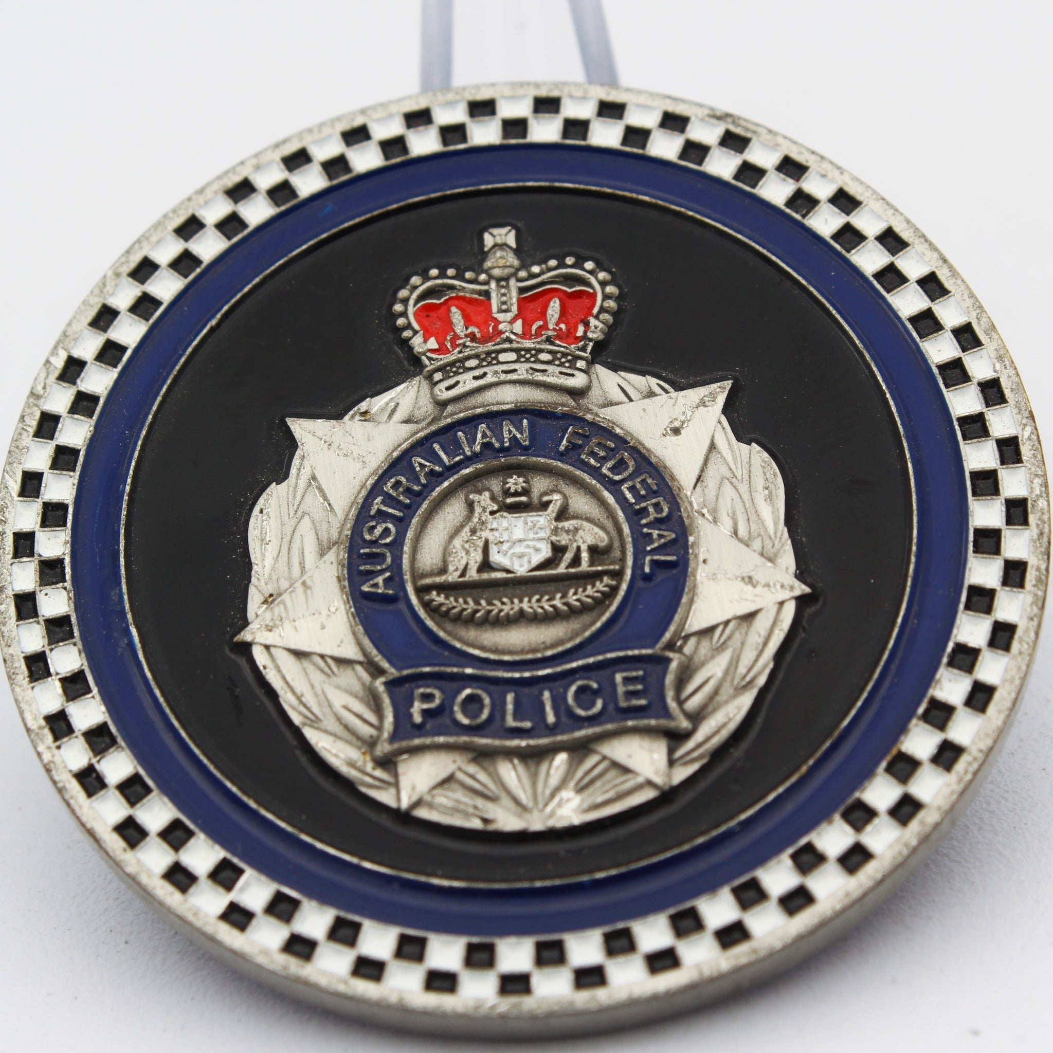 Australian Federal Police Mexico City Challenge Coin  2" Copper Pre-Owned