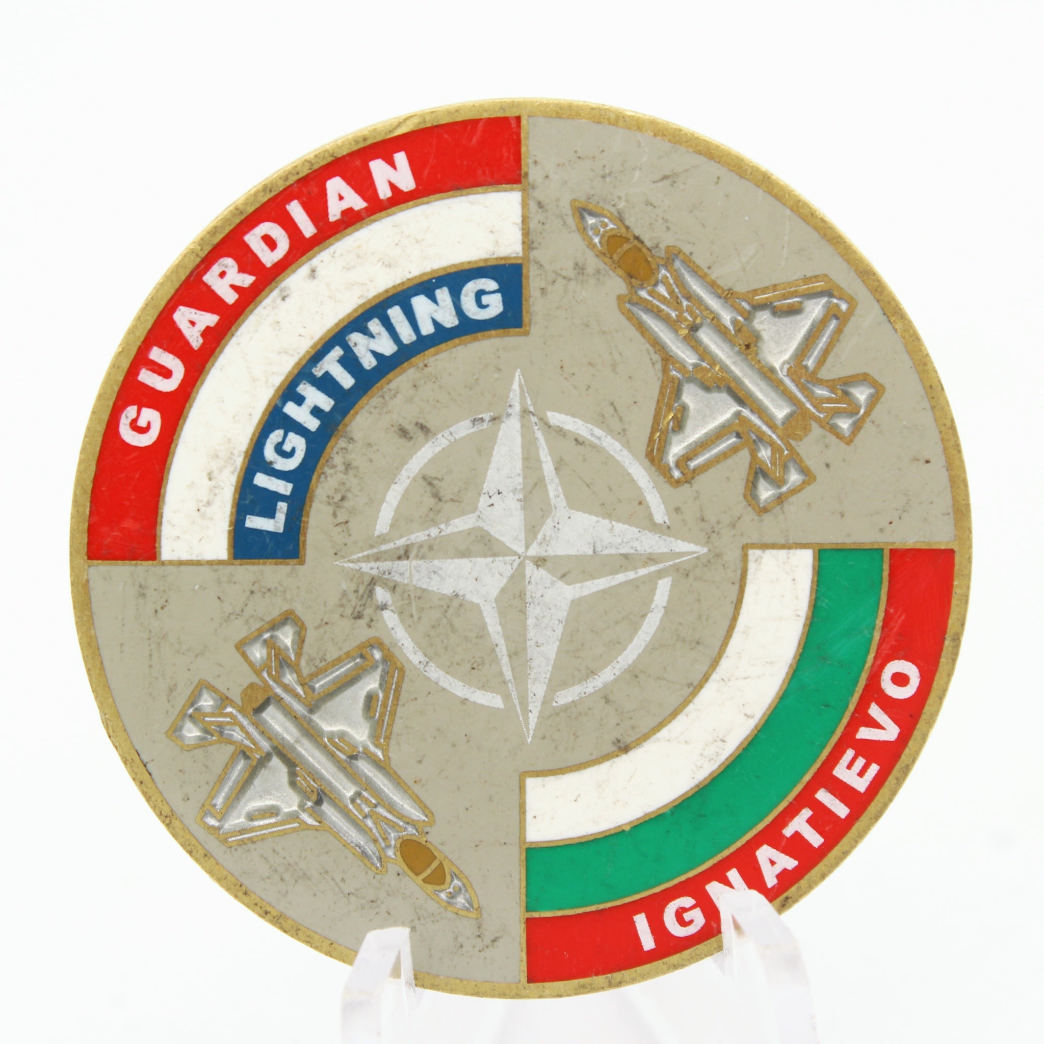 Air Policing 2022 First Deployment Dutch F-35 Challenge Coin Copper Pre-Owned