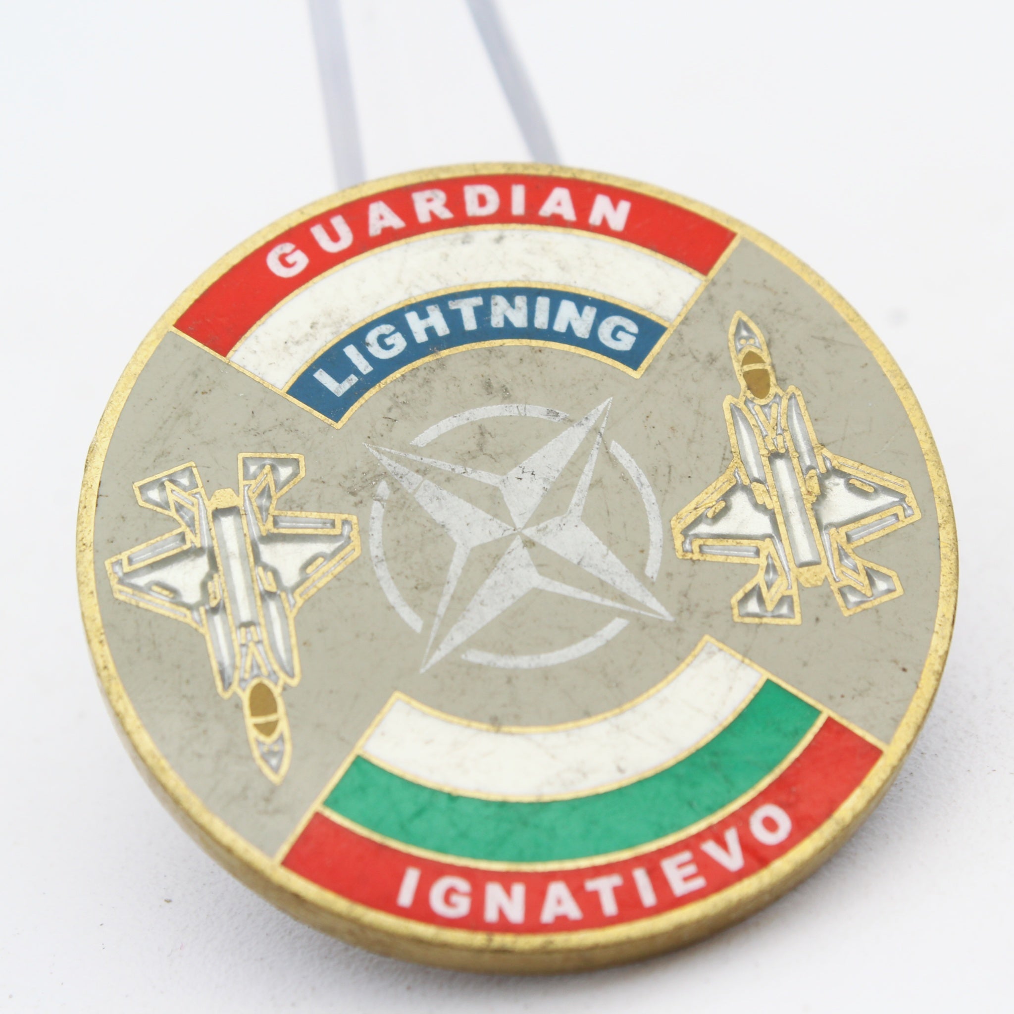 Air Policing 2022 First Deployment Dutch F-35 Challenge Coin Copper Pre-Owned