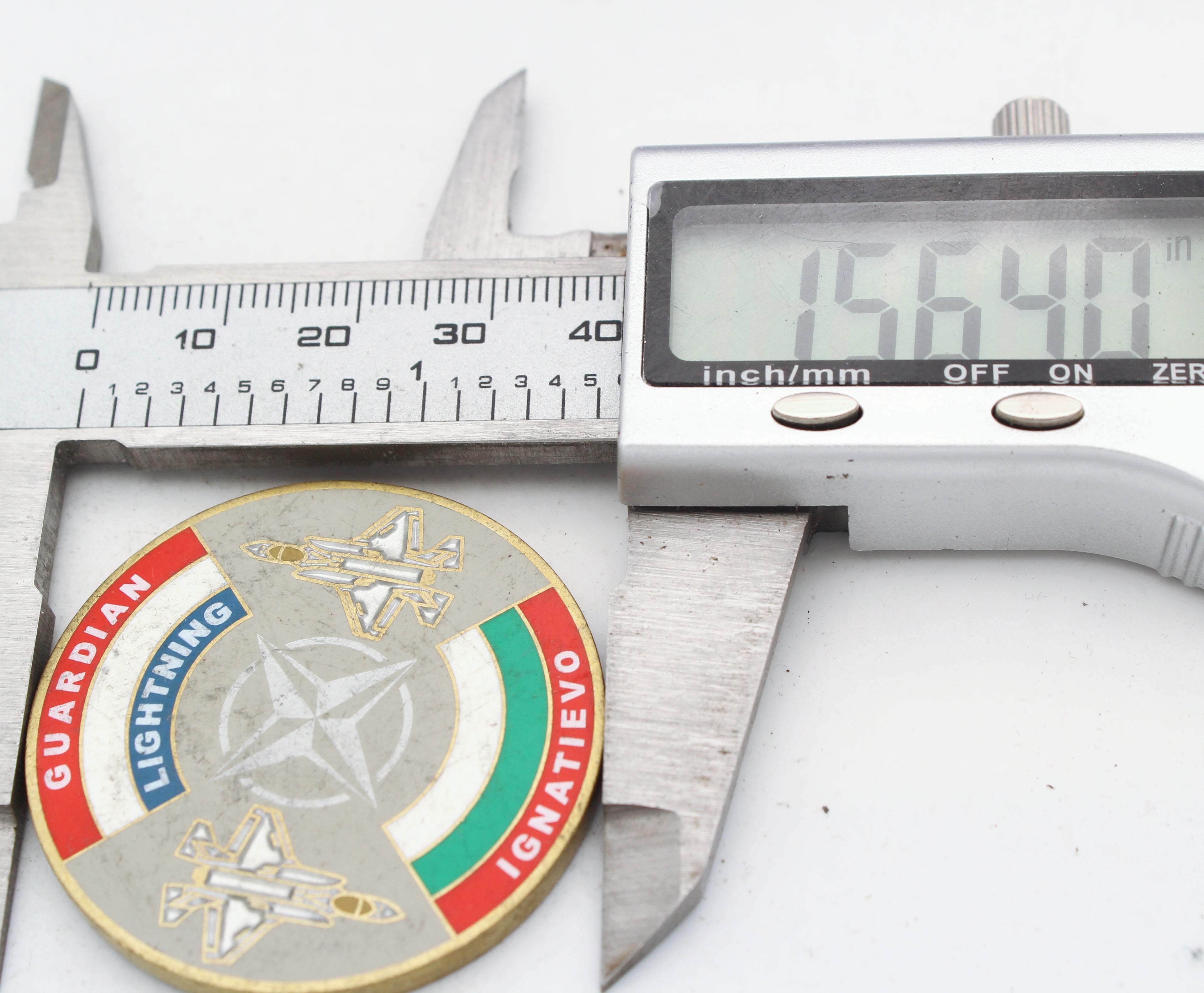 Air Policing 2022 First Deployment Dutch F-35 Challenge Coin Copper Pre-Owned