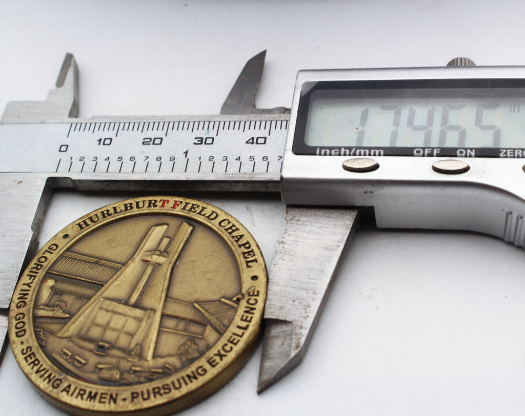 Hurlburt Field Chapel 1st Special Operations Wing Challenge Coin 1.75 Inch Copper Pre-Owned