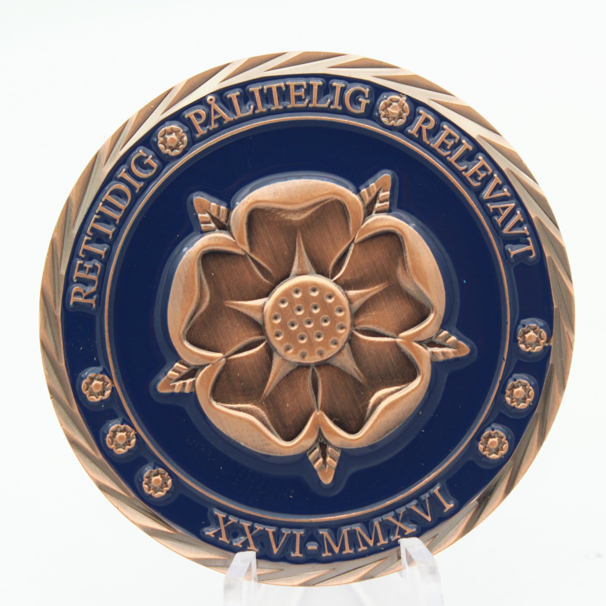 Norwegian Intelligence Task Group Afghanistan Challenge Coin 2 Inch Coppe Pre-Owned