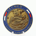 CECMED Prefet Maritime Mediterranee Command Challenge Coin 1.75” Copper Enamel Pre-Owned
