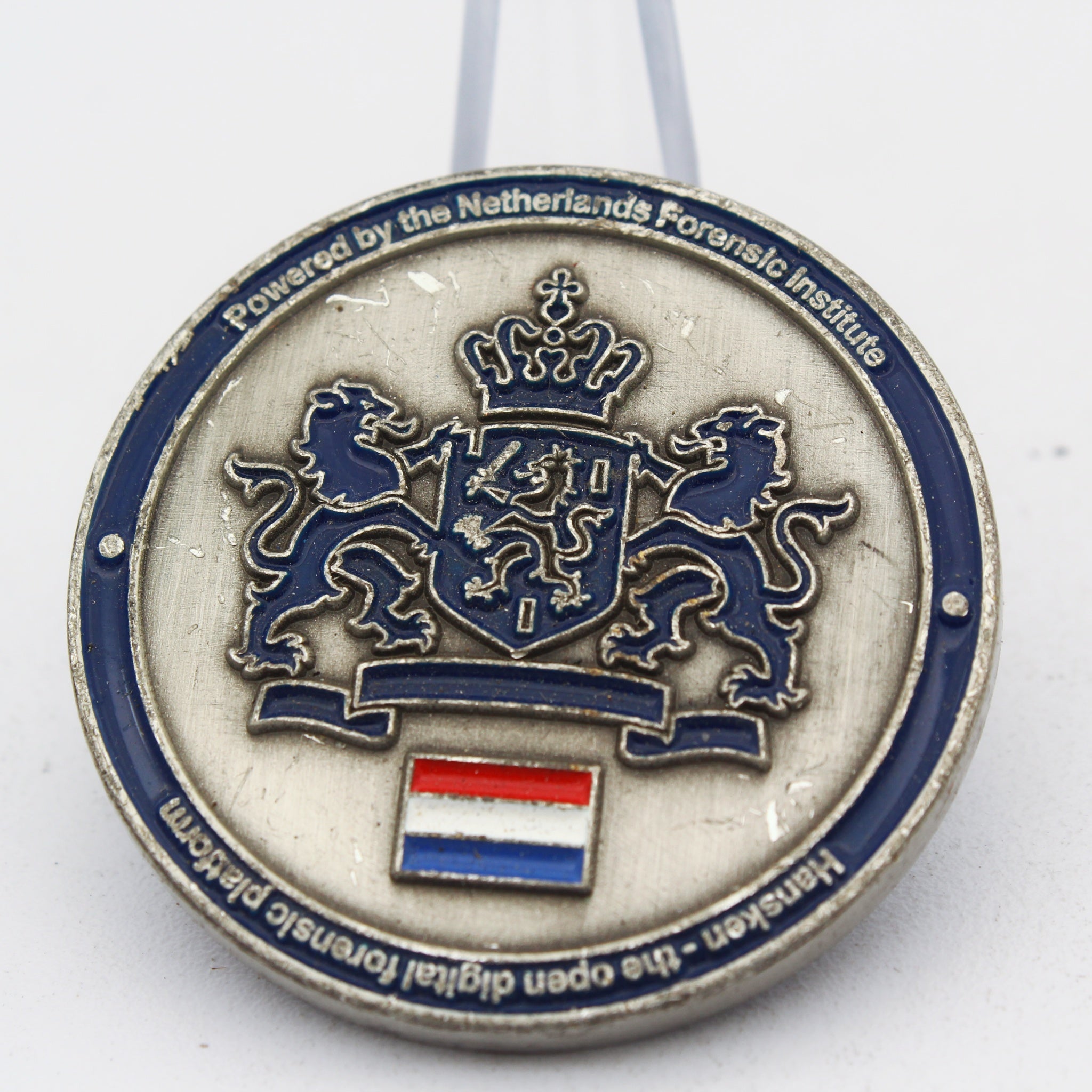 Netherlands Forensic Institute “Hansken” Digital Forensics Challenge Coin 1.5” Copper Pre-Owned