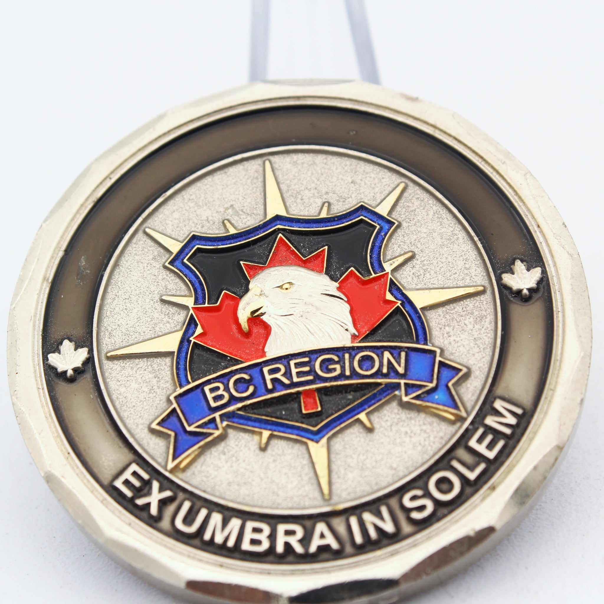Canadian Security Intelligence Service CSIS BC Region Challenge Coin 1.75” Copper Enamel Pre-Owned