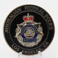 AFP Australian Federal Police Los Angeles International Policing Challenge Coin – 1.75 Inch Copper - Pre-Owned