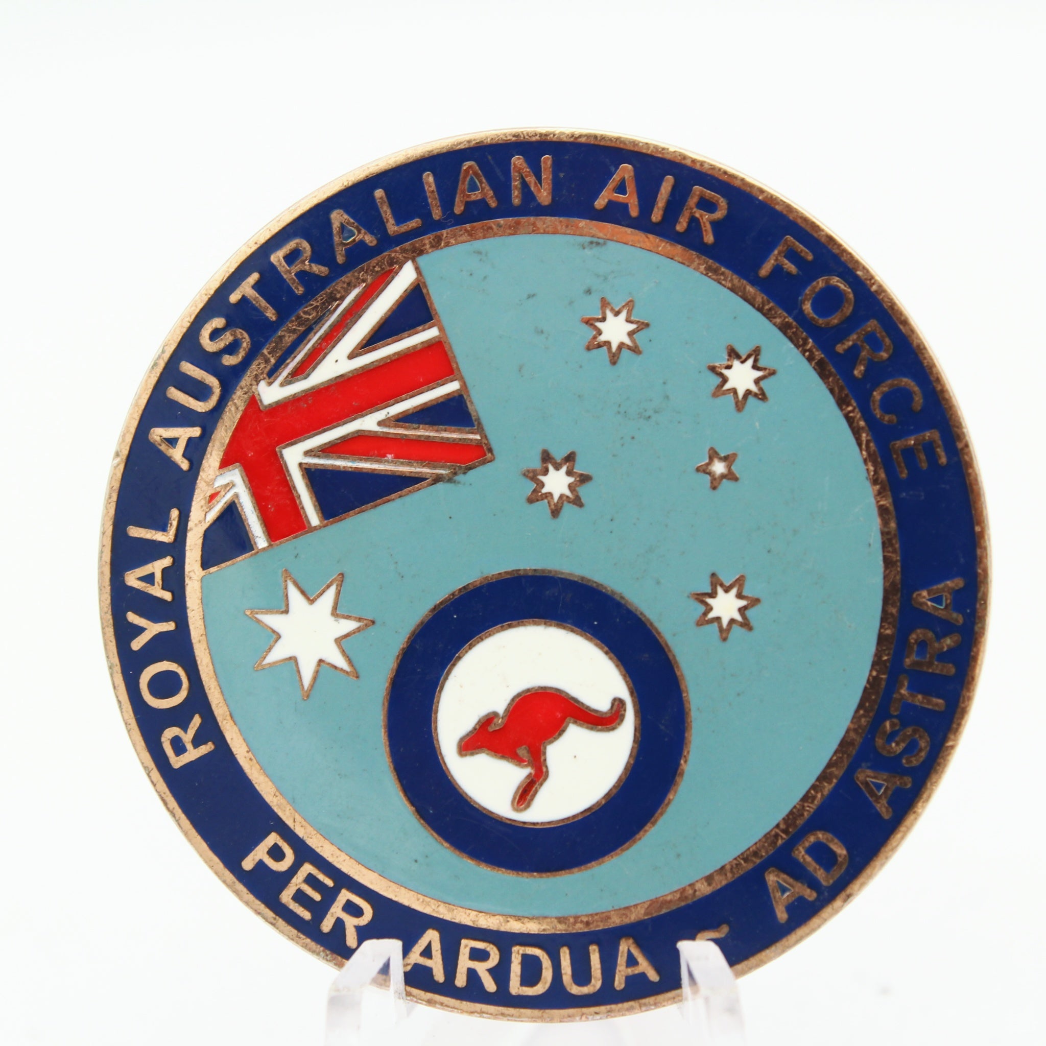 Royal Australian Air Force RAAF Perth “Per Ardua Ad Astra” Challenge Coin 1.75” Copper