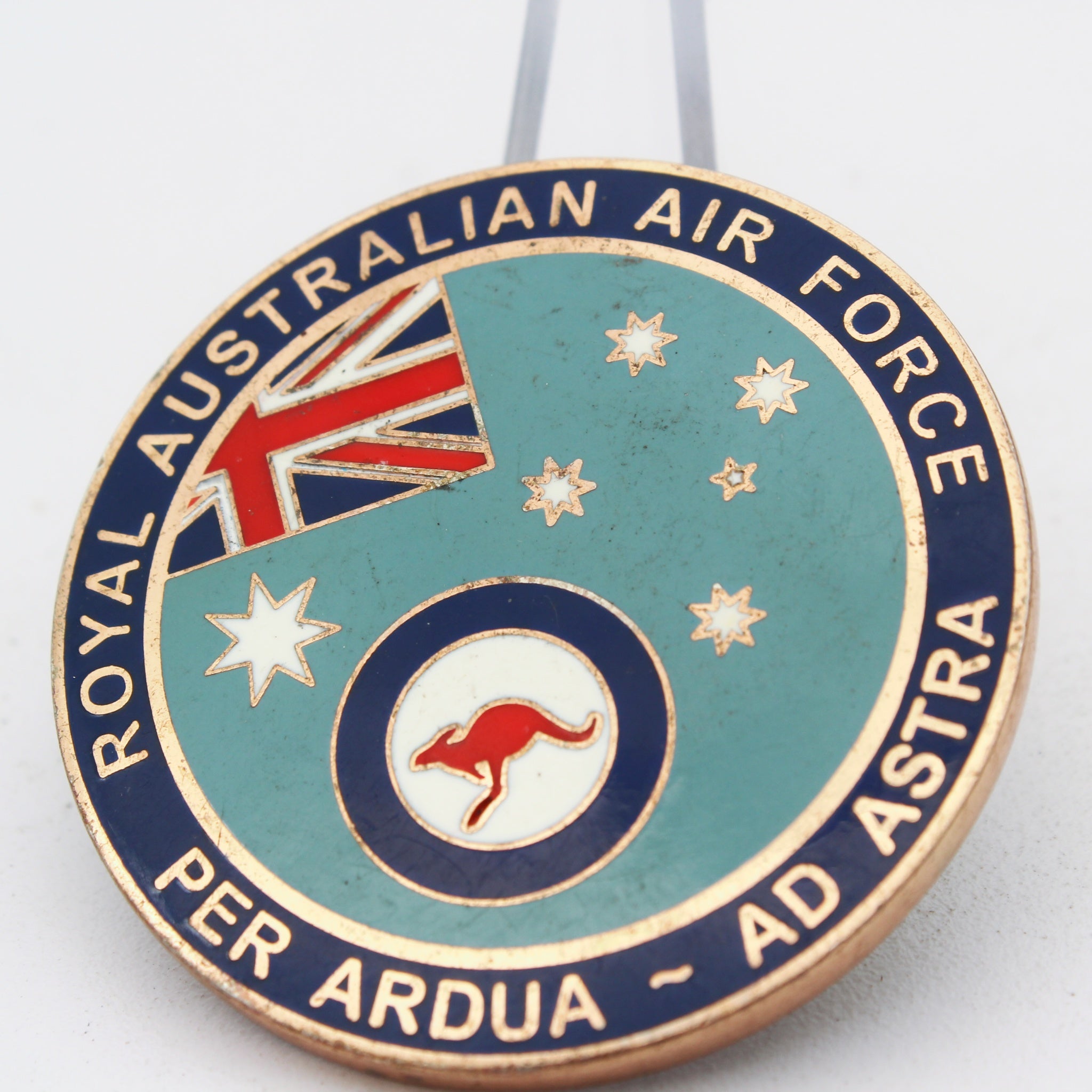 Royal Australian Air Force RAAF Perth “Per Ardua Ad Astra” Challenge Coin 1.75” Copper