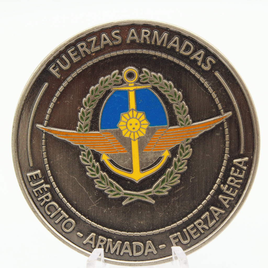 Argentina Ministry of Defense “Fuerzas Armadas” Challenge Coin 2in Copper - Pre-Owned