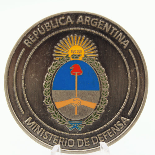 Argentina Ministry of Defense “Fuerzas Armadas” Challenge Coin 2in Copper - Pre-Owned
