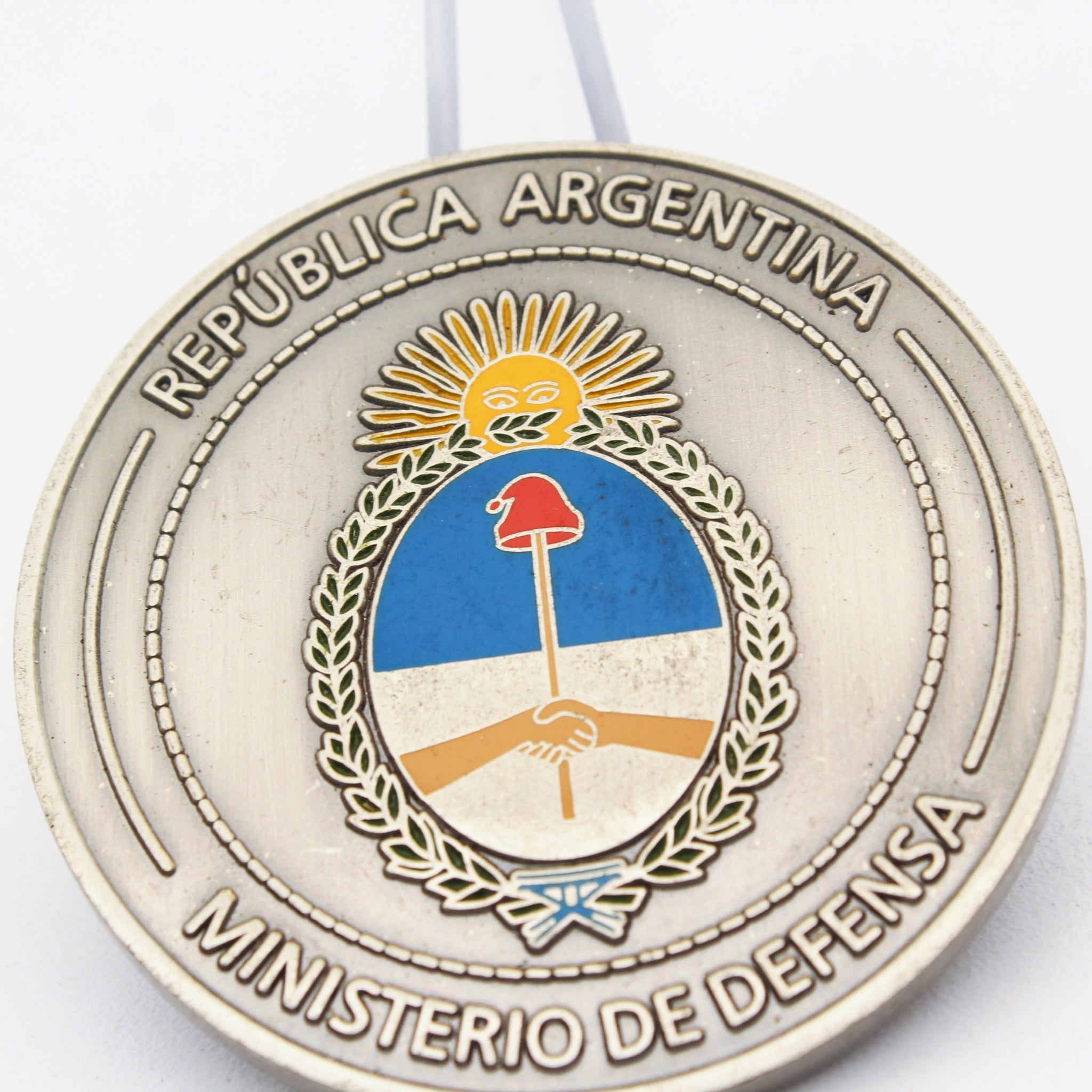 Argentina Ministry of Defense “Fuerzas Armadas” Challenge Coin 2in Copper - Pre-Owned