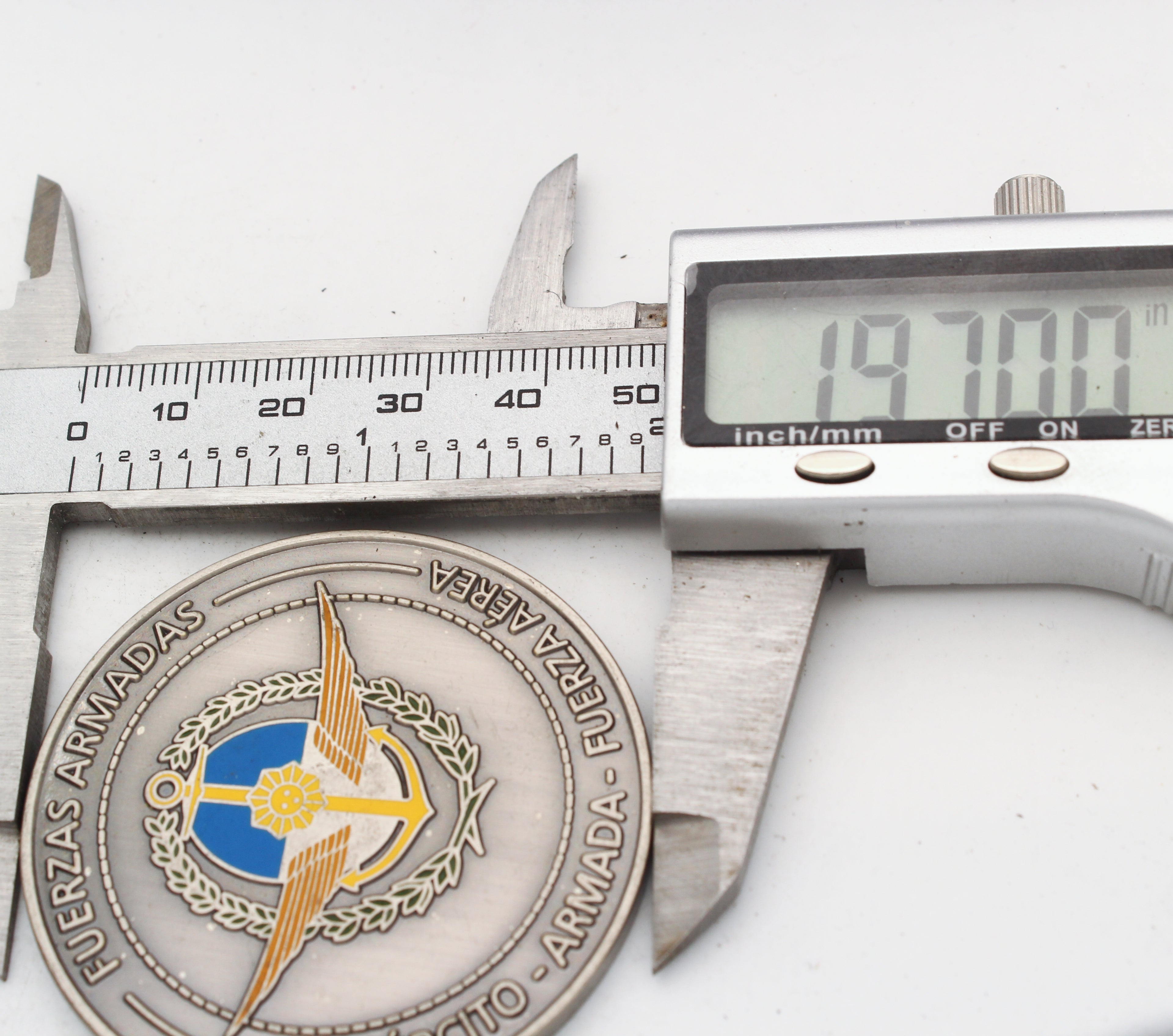 Argentina Ministry of Defense “Fuerzas Armadas” Challenge Coin 2in Copper - Pre-Owned