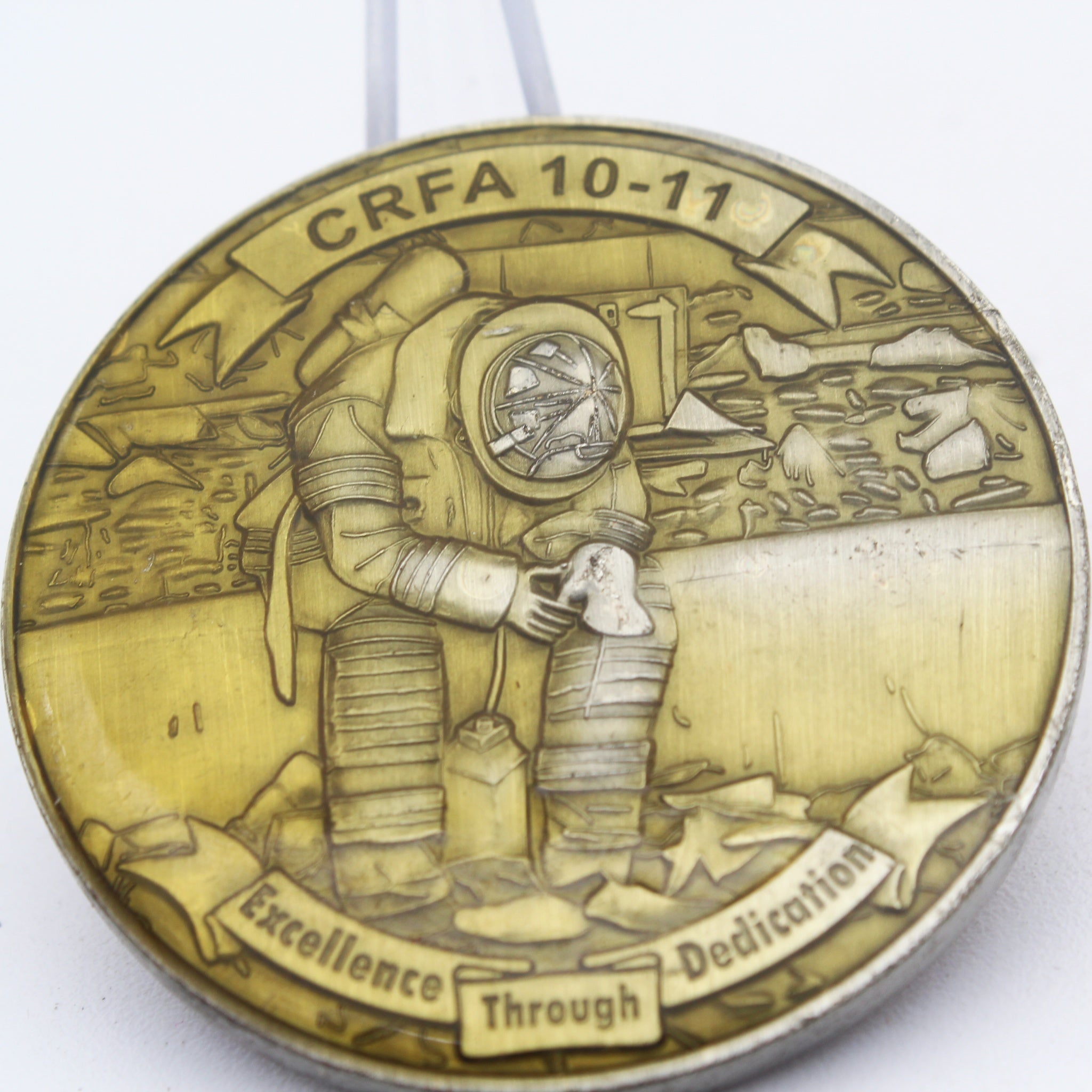 California Regional Fire Academy CRFA 10-11 Challenge Coin 2" Copper Pre-Owned