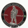 British Airborne Forces Brigade Challenge Coin 2 inch Copper Medal Aldershot 2000 Statue 2019