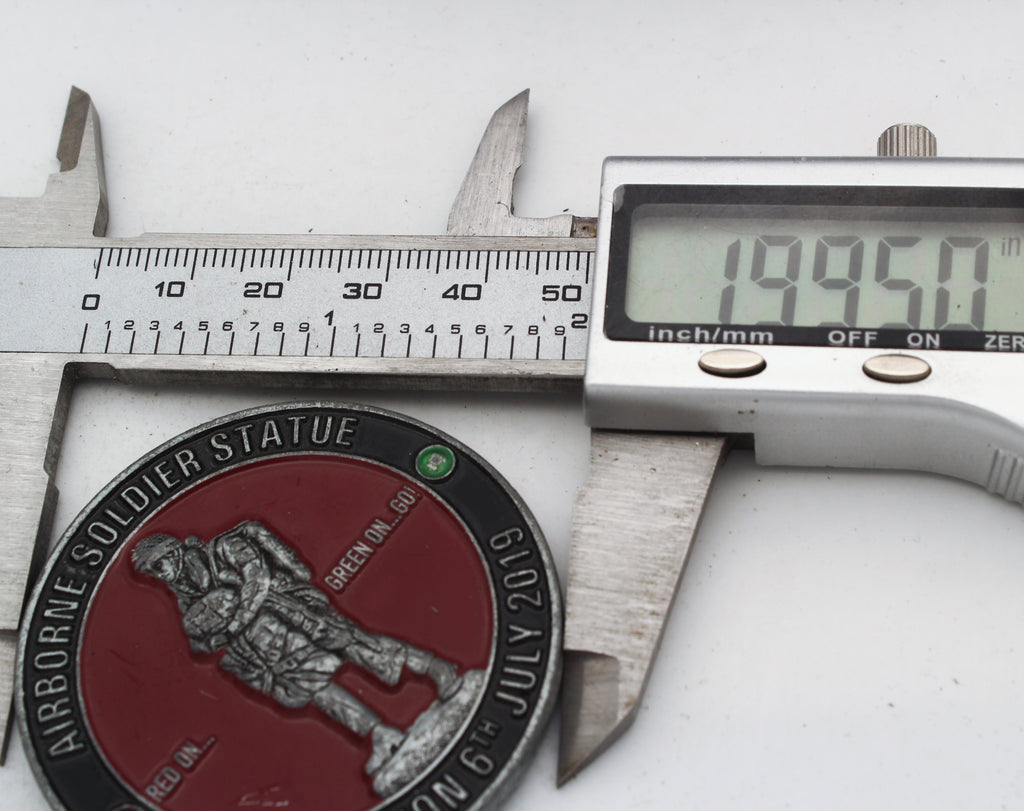 British Airborne Forces Brigade Challenge Coin 2 inch Copper Medal Aldershot 2000 Statue 2019