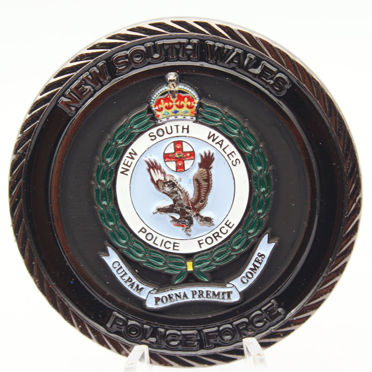 New South Wales Police Force North Shore Detectives Challenge Coin 2.0 Inch Pre-owned