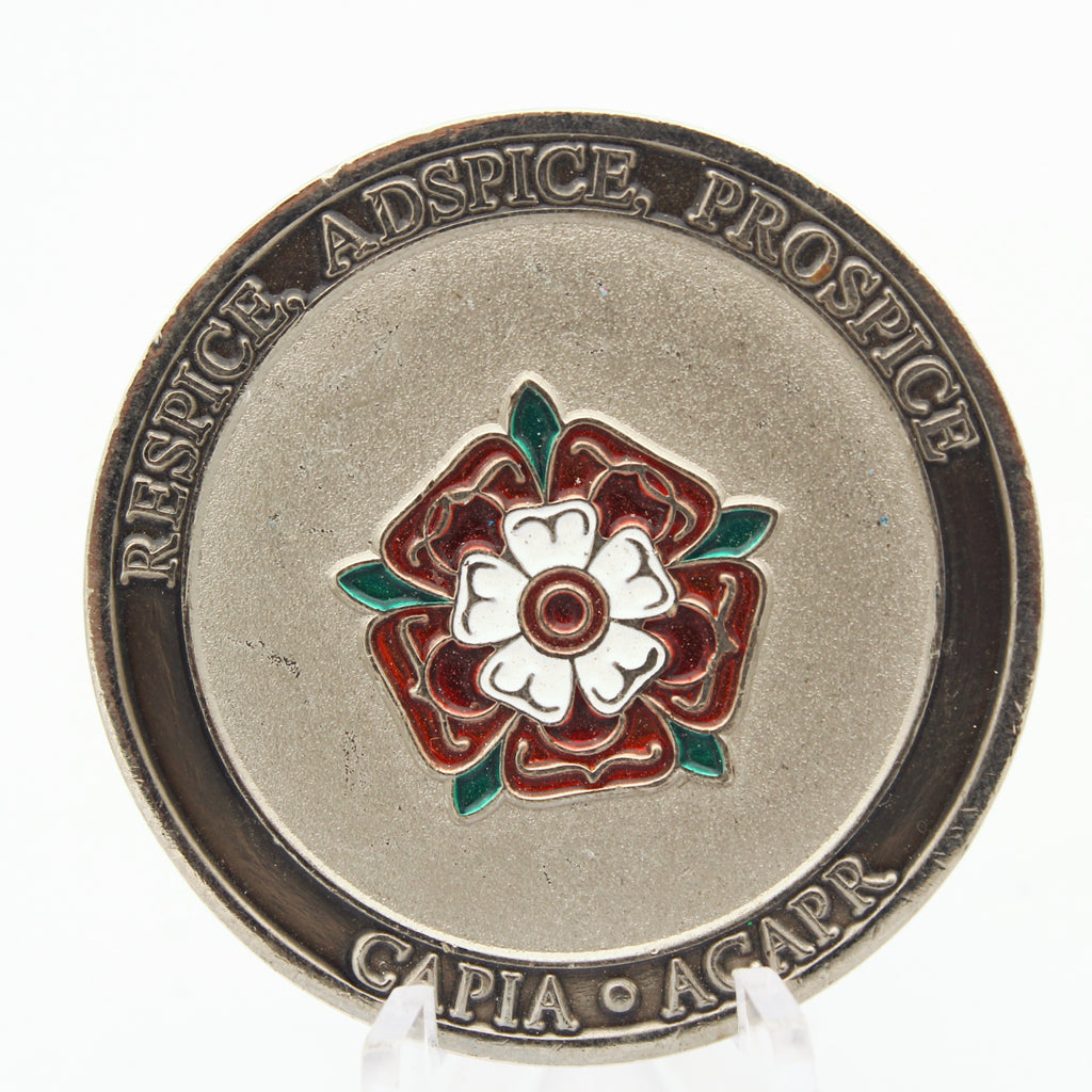 Canadian Association of Professional Intelligence Analysis CAPIA ACAPR Challenge Coin 1.75" Pre-owned