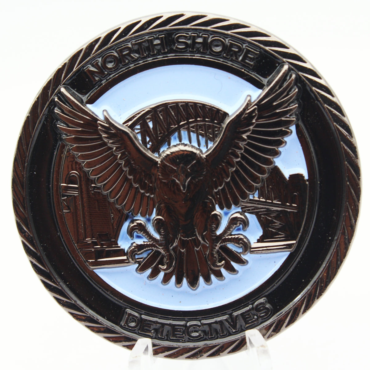 New South Wales Police Force North Shore Detectives Challenge Coin 2.0 Inch Pre-owned