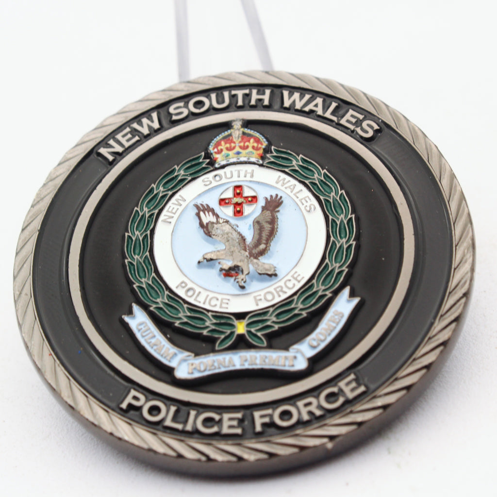 New South Wales Police Force North Shore Detectives Challenge Coin 2.0 Inch Pre-owned