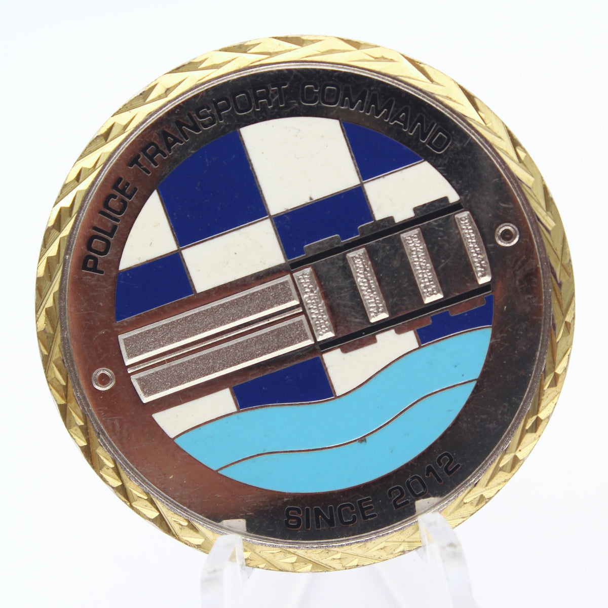 NSW Police Force Transport Command Challenge Coin 1.65 Inch Pre-Owned