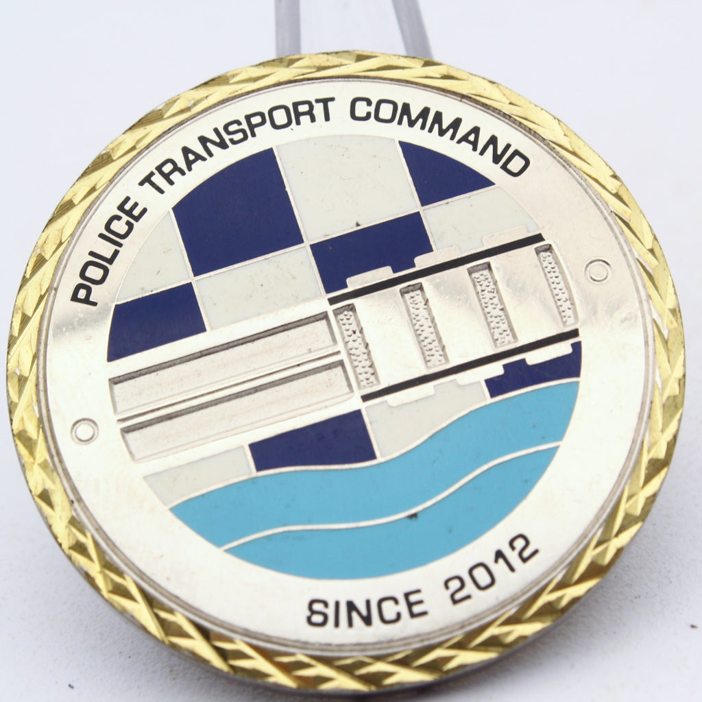 NSW Police Force Transport Command Challenge Coin 1.65 Inch Pre-Owned