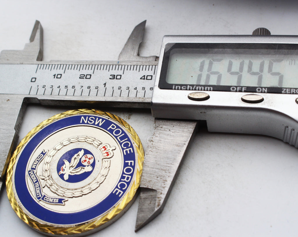 NSW Police Force Transport Command Challenge Coin 1.65 Inch Pre-Owned