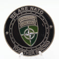 NATO eFP Battle Group Norwegian Support Element Challenge Coin 1.75 Inch Pre-Owned