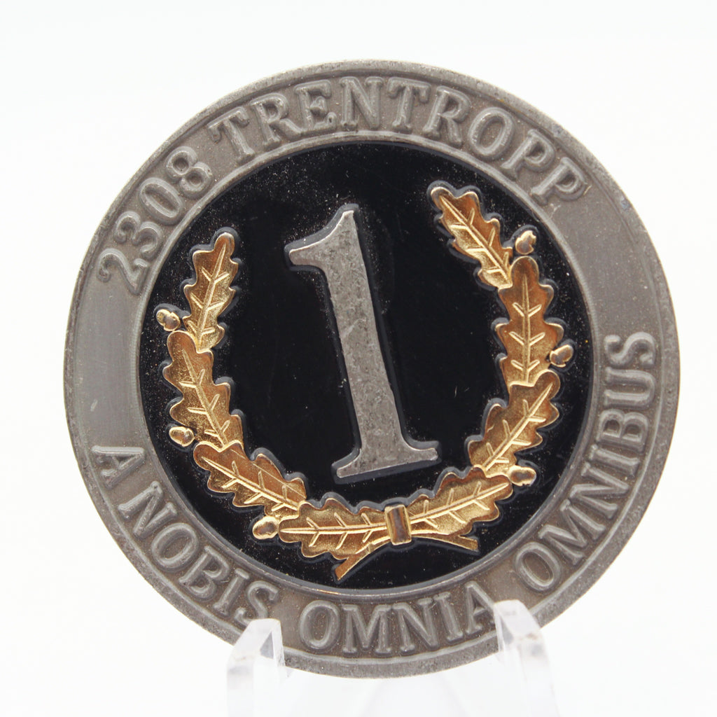 2308 Trentropp Logistikk Bataljon Challenge Coin 1.5" Copper Pre-Owned