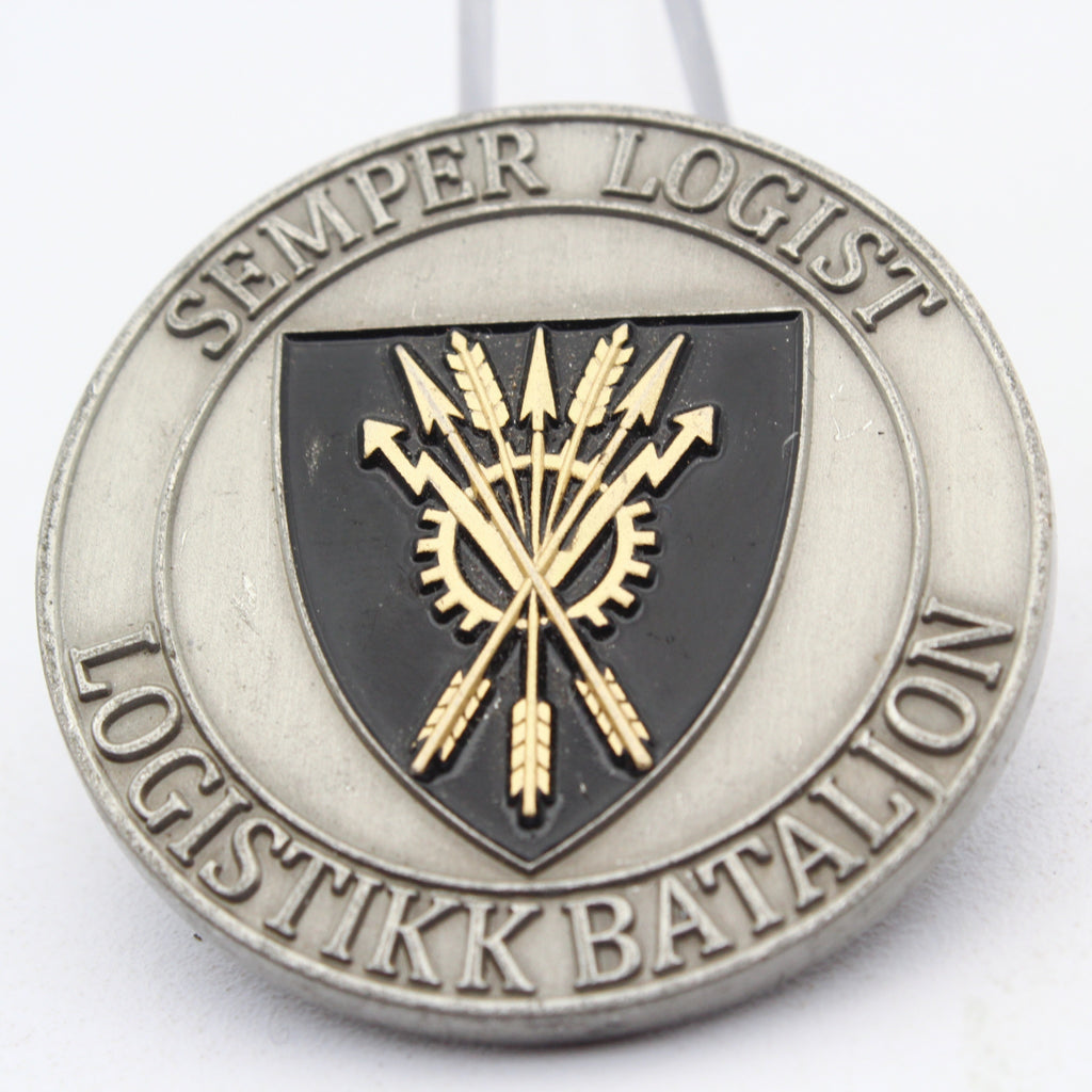 2308 Trentropp Logistikk Bataljon Challenge Coin 1.5" Copper Pre-Owned